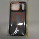 DOMAVER Magnetic for iPhone 17 Pro Max Case 6.9" 2025, [Compatible with Magsafe] Slim Cute Translucent Matte Shockproof Drop Protective Bumper Women Men Phone Cover for iPhone 17 ProMax, Orange