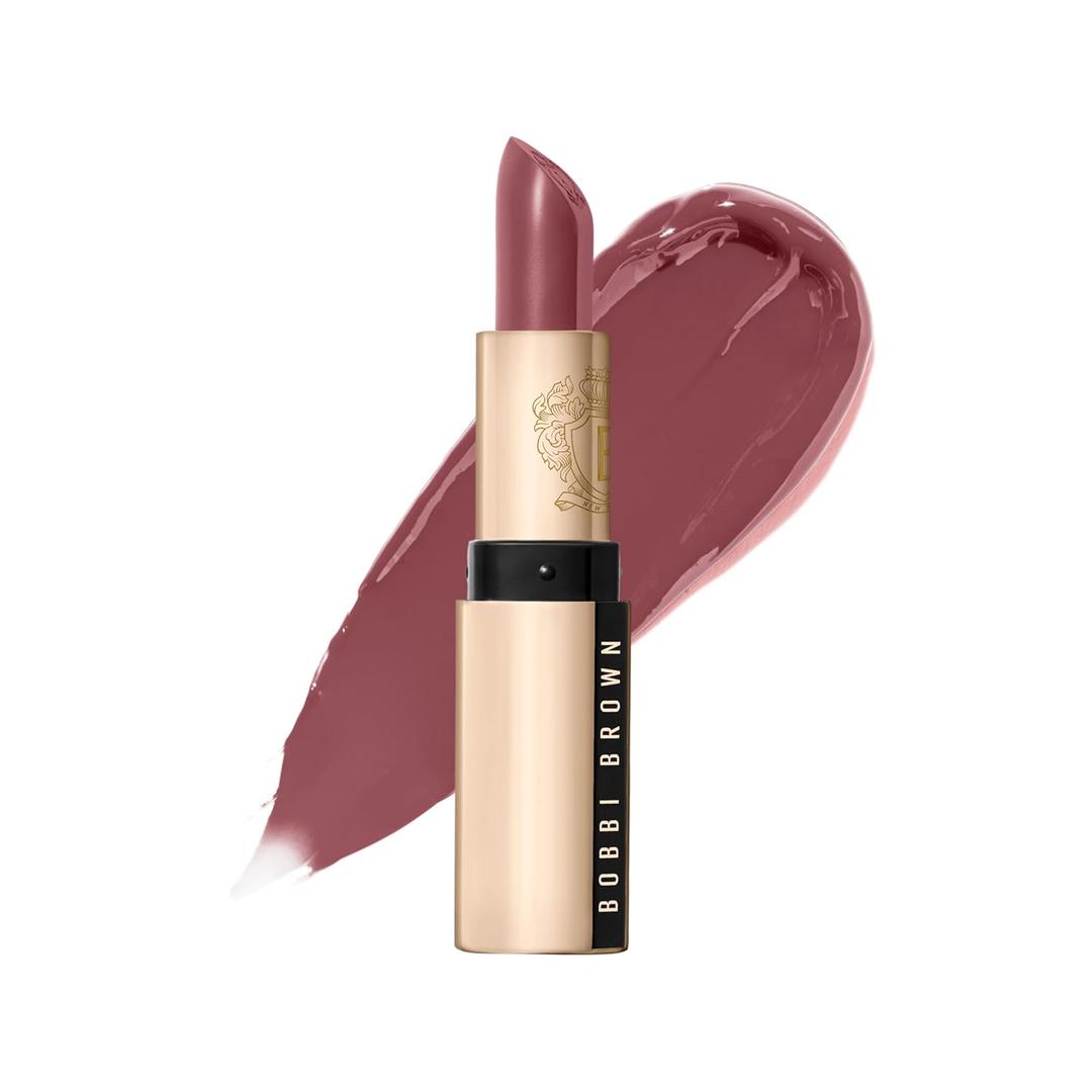 Bobbi Brown Luxe Lipstick | Bold, Skincare-Infused Lipstick for Rich Satin Finish | Chamomile Oil & Jasmine Flower Wax, 0.12 Ounce