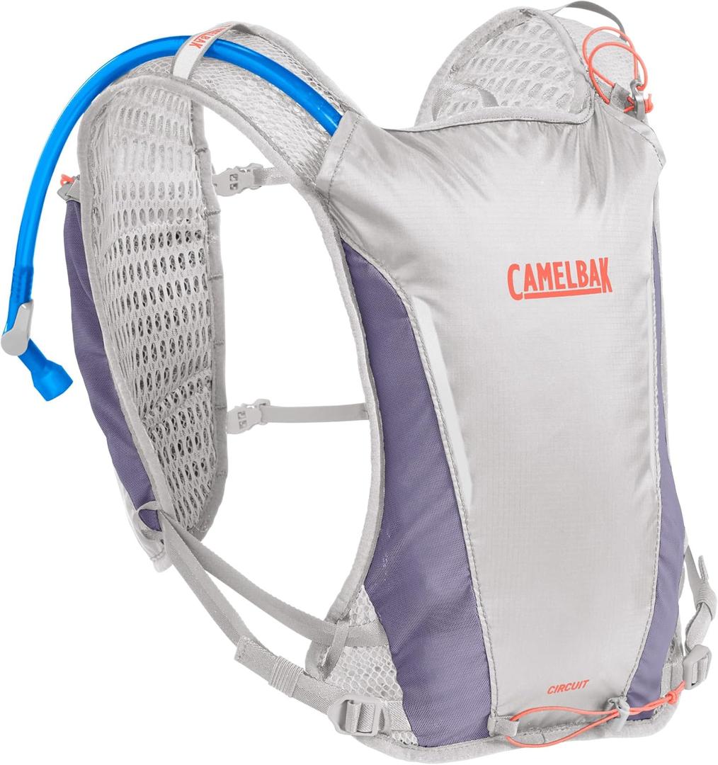 CamelBak Women's Circuit Run Vest 50oz Hydration Bladder, Silver/ Dusk