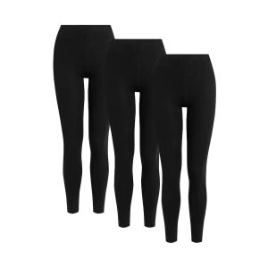 Women's 3-Pack Ankle Length Stretch Legging, M