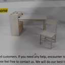 Kids Art Table and Chair Set, Birch Wooden Activity Craft Table, Kids Drawing Table, Toddler Desk with Storage and 1 Chair 