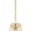 Small Round Drink Table, Modern Nightstand for Home, Office, Bedroom Living Room Accent Plant Stand White Marble Top, Gold Small Side Drink Table, 14X14X24 in (Gold/White Marble)