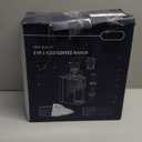 Hot & Iced Coffee Maker with Bold Setting, Single Serve Coffee Maker for K Cup and Grounds, 6-14 Oz Brew Sizes, 50 Oz Removable Water Tank, One Cup Coffee Machine with Reusable Filter, Black