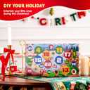 JOYIN 2025 Slime Advent Calendar, 24 Days Christmas Countdown Calendar Kit with Xmas Dessert Theme Accessories, Xmas Party Favors Supplies, Kids Fun Gifts for Boys Girls