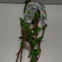 Sggvecsy 43 3Pcs Artificial Ficus Branches Faux Leaf Spray Green Eucalyptus Branches Artificial Greenery Stems Fake Ficus Twig Plants for Home Office Wedding Vase Filler Shop Decoration