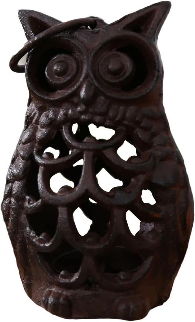 Vintage Candle Lantern, Owl Candle Holder Decorative Candle Lanterns Vintage Cast Iron Lantern Candle Lanterns Decorative Indoor