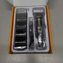 oneisall Dog Clippers Low Noise, Pro Dog Grooming Clippers Kit with Rechargeable Cordless Shaver Trimmer for Dogs Cats, IPX7 Waterproof Pet Clippers Grooming at Home