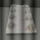 Mission Gallery Clear Plant Watering Globes Set of 8 - Large Self Watering Globes for Indoor & Outdoor Plants - Automatic, Glass Watering Bulbs for Daily Use, Plant Watering Devices