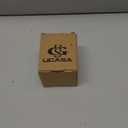 UGASA Velvet 12x20 Inch Lumbar Soft Throw Pillow Cover Boho Farmhouse Decorative Corduroy Striped Both Sides Solid Rectangular Cushion Case for Couch Bedroom Sofa Home, 1 Piece, Beige