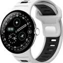 Sport Band Compatible with Google Pixel Watch 4/3 45mm, Soft Silicone Breathable Waterproof Replacement Strap for Google Pixel Watch 4 3 (45mm)