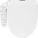 KERDE Electric Bidet Toilet Seat,Bidets For Existing Toilets,Rlongated,One-click Intelligent Operation, Warm Water Cleaning,Slow Close,Seat Cushion Keep Constant Temperature In Winter (Armrest)