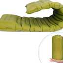 Extra Thick 4.8" Sleeping Pad for Camping, Self Inflating Camping Pad with Built-in Foot Pump, 78"x27" Ultralight Sleeping Pad with Pillow for Backpacking, Hiking, Travel & Outdoor Fun (Green)
