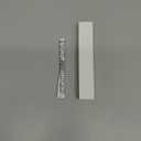 A&S Mezuzot Modern Concrete Mezuzah Case with Scroll, Easy Peel and Stick Mezuza (White+ Engraved Shin, 6 Inches)