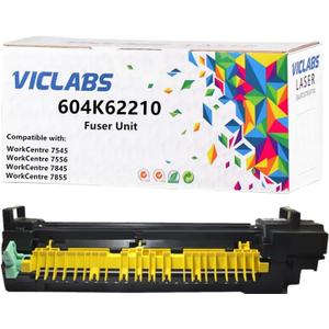 604K62210 fuser Unit Replacement for Xerox 604K62210 fuser Unit for use in Xerox WorkCentre 7545 7556 7845 7855 Printers,110V (1- Pack)