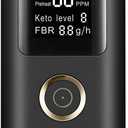 Ketone Meter & Ketone Breath Analyzer - Professional Breath Ketosis Tester - Advanced Ketone Breath Analyzer for Acetone Check | Breath Ketosis Meter to Track Fitness Progress & Ketosis Goals