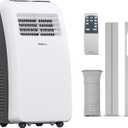 Shinco 8,000 BTU Portable Air Conditioner - 3-in-1 Cool/Dehumidifier/Fan for Rooms Up to 350 sq.ft, Remote Control & 24H Timer, Compact AC Unit for Bedroom/Office
