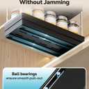 Nieifi Spice Organization for Cabinet-Vertical Spice Rack Pull Out-Spice Rack Organizer for Cabinet-4-1/3 inch Wide-Seasoning Kitchen Organizer-4.3" W x 10.6" D x 8.7" H-3 Pack-2 Tier