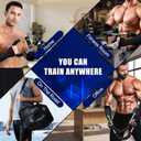 Twister Arm Trainer  6 Adjustable Resistance Levels (60-110 lbs), Stainless Steel, Ergonomic Arm & Chest Workout Equipment for Men & Women, Portable Home Gym with 2 Arm Sleeves