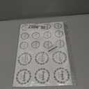 Holiday Stickers 3 Inch 2 Inch Large, Round Xmas Christmas Holiday Sticker for Envelopes Seals Cards Crafts Label Gifts Presents Bag Wrapping Party Favors (day126)