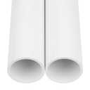 CKVIHAV 2Pcs 2 Inch PVC Pipe 34"(2.83FT) Long White Sch40 Industrial PVC Pipes for Home DIY, Greenhouse, Garden, Farm, Workshop, Furniture Grade(2" x 34"L)