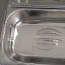 MegaChef Stainless Steel Easy Clean Buffet Server & Food Warmer With 3 Sectional Trays