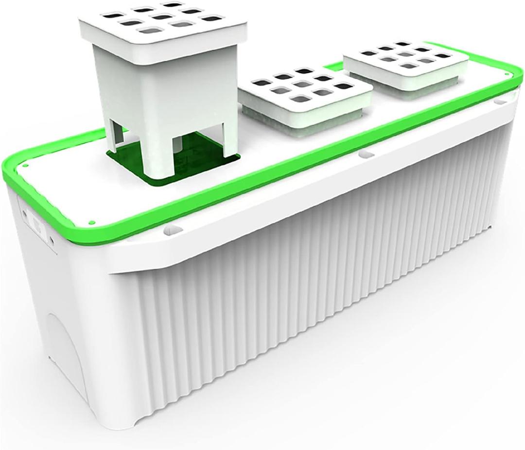 GeRRiT Hydroponics Growing System 27 Pods Indoor Herb Garden Kit with Automatic Watering and Water Shortage Alarm, Germination Kits Smart Garden Planter for Home, Kitchen, Gardening