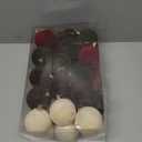 50pcs Christmas Balls 4cm / 1.6" Christmas Tree Hanging Ornaments Xmas Ball Decoration for Xmas Tree Wreath Garland, Red and Gold