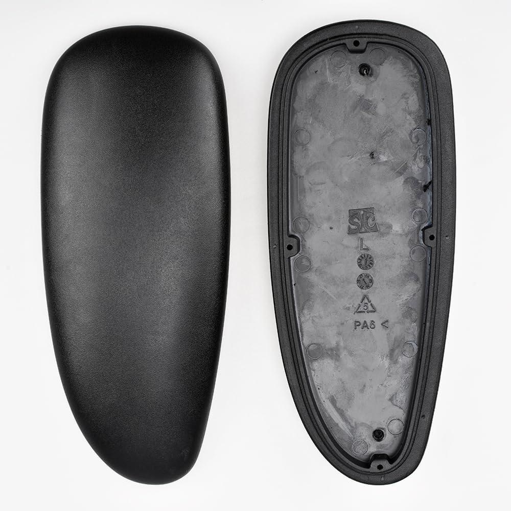 MingYi.office Arm Pads Caps Replacement for Humscale Liberty Office Chair, for Fixed and Height Adjustable Arm, Black Vinyl (1-Pair). (for Fixed Arm.)