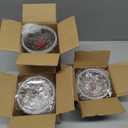 3 Pack Clear Candy Jar, Airtight Plastic Cookie Jars with Lids in 3 Sizes, Wide Mouth Food Storage Apothecary Container for Office Desk, Kitchen, Counter, 70 Oz, 45 Oz, 27 Oz