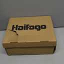 Haifago Platform Mini Snow Boots for Women, Suede Genuine Leather Winter Ankle Booties with Zip up, Womens Classic Fur Lined Short Boot Anti-Slip (8, Chestnut)