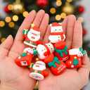 8 Pack Christmas Pencil Sharpeners - Christmas Xmas Party Favors Stocking Stuffers Gifts for Kids