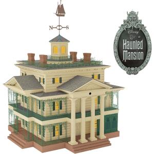 Hallmark Keepsake Christmas Tree Topper, Disney The Haunted Mansion Collection Disneyland Manor with Light and Sound, Gifts for Disney Fans