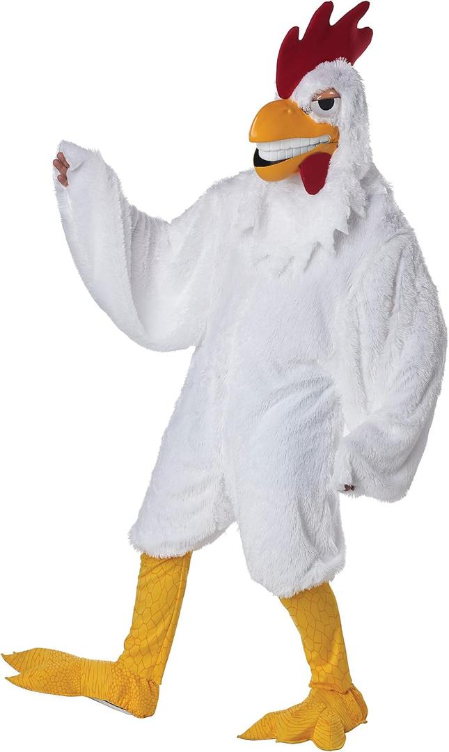 California Costumes, Chicken Costume, Adult, One Size, White