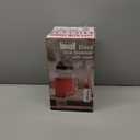 Mustry Glass Drink Dispenser for Parties, 1 Gallon Beverage Dispenser with Stand and Spigot Solid Stainless Steel, Used as Lemonade Dispenser Sun Tea Jar Kombucha Jar