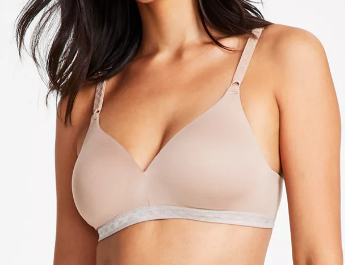 Warner's Women's Cloud 9 Super Soft Wireless Lightly Lined Comfort Bra 1269, Sandshell, 32B