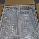 Moforoco White Over The Door Pantry Organizer, Pantry Organization and Storage, Metal Hanging Spice Rack Shelves Door, Seasoning Shelves, Laundry Room Organization, House and Kitchen Essentials (8-Tier)