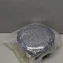 YOUBET 125PCS Blue Plastic Plates - Navy Blue Disposable Plates With Gold Rim Include 25 Dinner Plate, 25 Dessert Plate, 75 Gold Silverware Cutlery for Party & Wedding