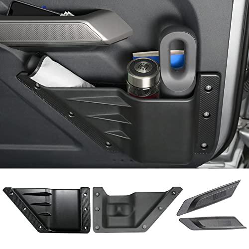 Mabett Front Door Pocket and Inner Door Handle Storage Organizer for Ford Bronco Accessories 2/4-Door 2026,2021-2025