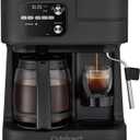 Cuisinart Coffee Center Barista Bar 4-in-1 Coffee Maker, Single-Serve Pods Compatible, Coffeemaker, Three Brewing Sizes, SS-4N1MBNAS, Black