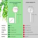 Soilagua 13 oz Up to 2 Weeks Extra Large Plant Self Watering Globes, Light Iridescent Glass Water Bulb Indoor, Plant Waterer Self-Watering Stakes, Perfect Gardening Gifts, 4 Pack