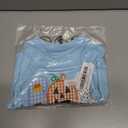 Baby Boy Girl Halloween Boo Outfit Candy Corn/Pumpkin/Spiderweb Oversized Sweatshirt Romper Newborn Fall Clothes (Blue)