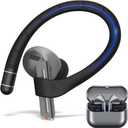 Anti-Slip Ear Hooks for Galaxy Buds 3 Pro (2024) & Galaxy Buds 3 FE (2025), Comfortable Fit | Sports Anti-Loss | Memory Titanium Alloy Ear Hooks Compatible for Samsung Buds 3 Earbuds w/Lanyard, Black