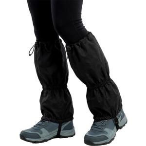 1Pair Adjustable Leg Gaiters - Lightweight Waterproof Leg Guards for Men & Women - Anti-Mosquito Bites Gators for Hiking Boots - Hiking Essentials for Hunting, Trekking & Fishing