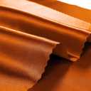Horbaunal 100 Pack Satin Napkins 17" x 17" Square Dinner Napkins with Elegant Lace, Soft Cloth Napkins for Parties, Weddings, Events, Burnt Orange