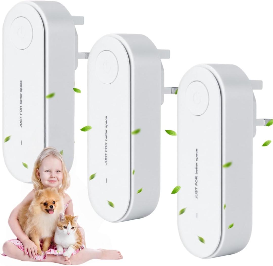 3PCS Magair Air Purifier for Mold, Magair Air Purifier Plug in, Mag Air Purifiers, Magair Ionic Air Purifi-er, Suitable for Bedrooms, Toilets, Living Room, Closets, Pet Room