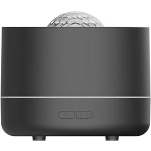 Small Humidifiers for BedroomUltrasonic Cool Mist Humidifier, Water Ripple Projection Aroma DiffuserEasy to Fill and CleanAuto Shut-off for Safety Desktop Humidifier for Bedroom Home Baby Plants