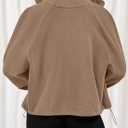 PRETTYGARDEN Womens 2026 Winter Fleece Sherpa Jacket Trendy Long Sleeve Zip Up Cropped Warm Coat Fall Fashion Workout Clothes (S)