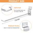 100 Pack Heavy Duty Slatwall Hooks Metal for Garage, 7.87 Inch