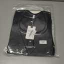 PINKMSTYLE Ribbed Square Neck Long Sleeve Top for Women Cute Y2K Fall Tops Trendy Going Out Tops (Black, M)