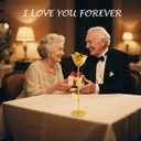 50th Anniversary Gold Gifts Golden Rose Romantic Gifts for Women Gold Table Decor Sweetheart Table Decorations Wedding Regalos para Mujer Gift for Girlfriend Wife Christmas Valentine's Day